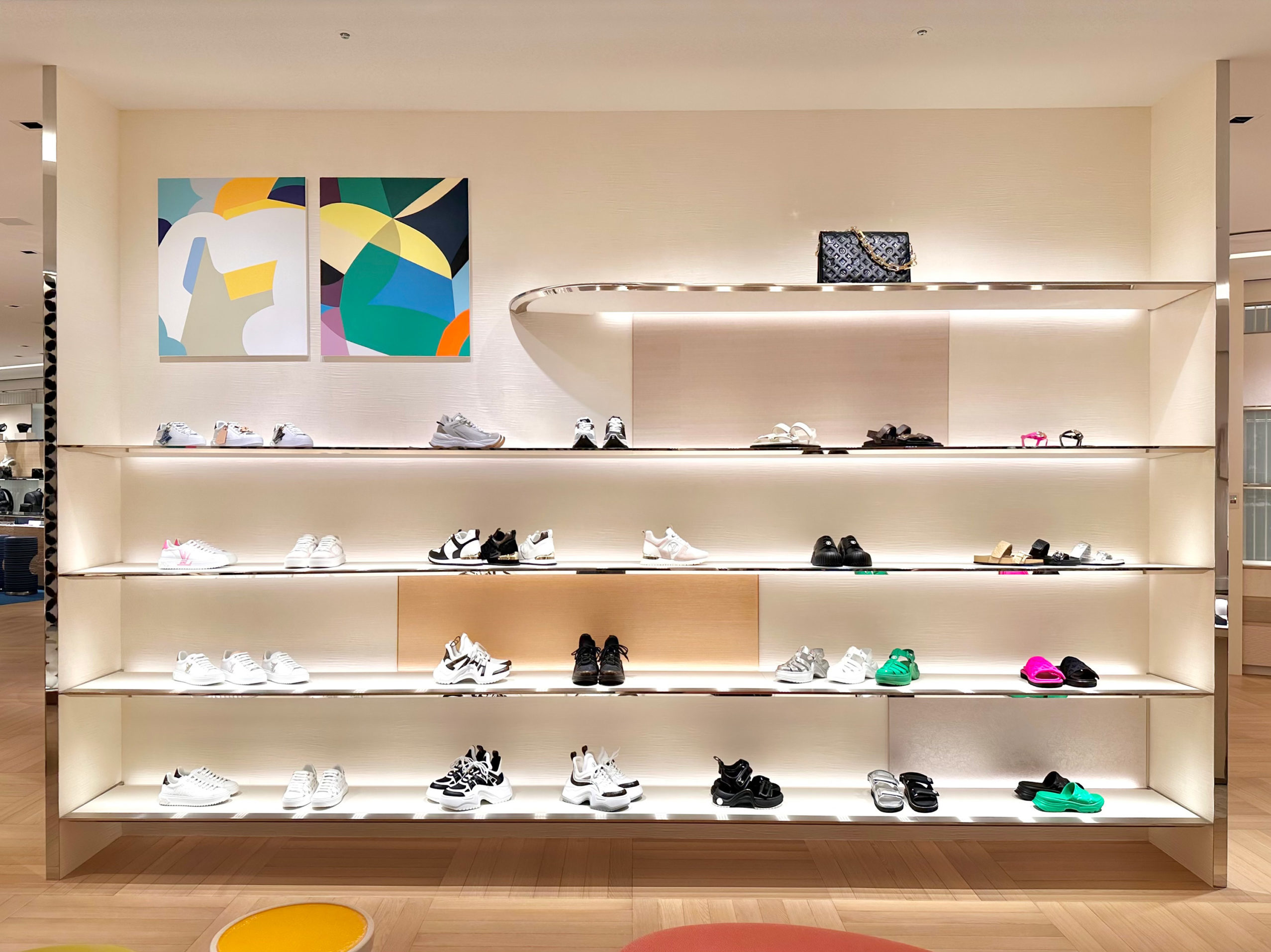 アートワーク設置風景