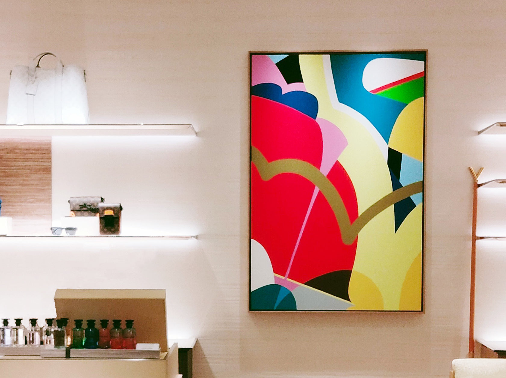 アートワーク設置風景