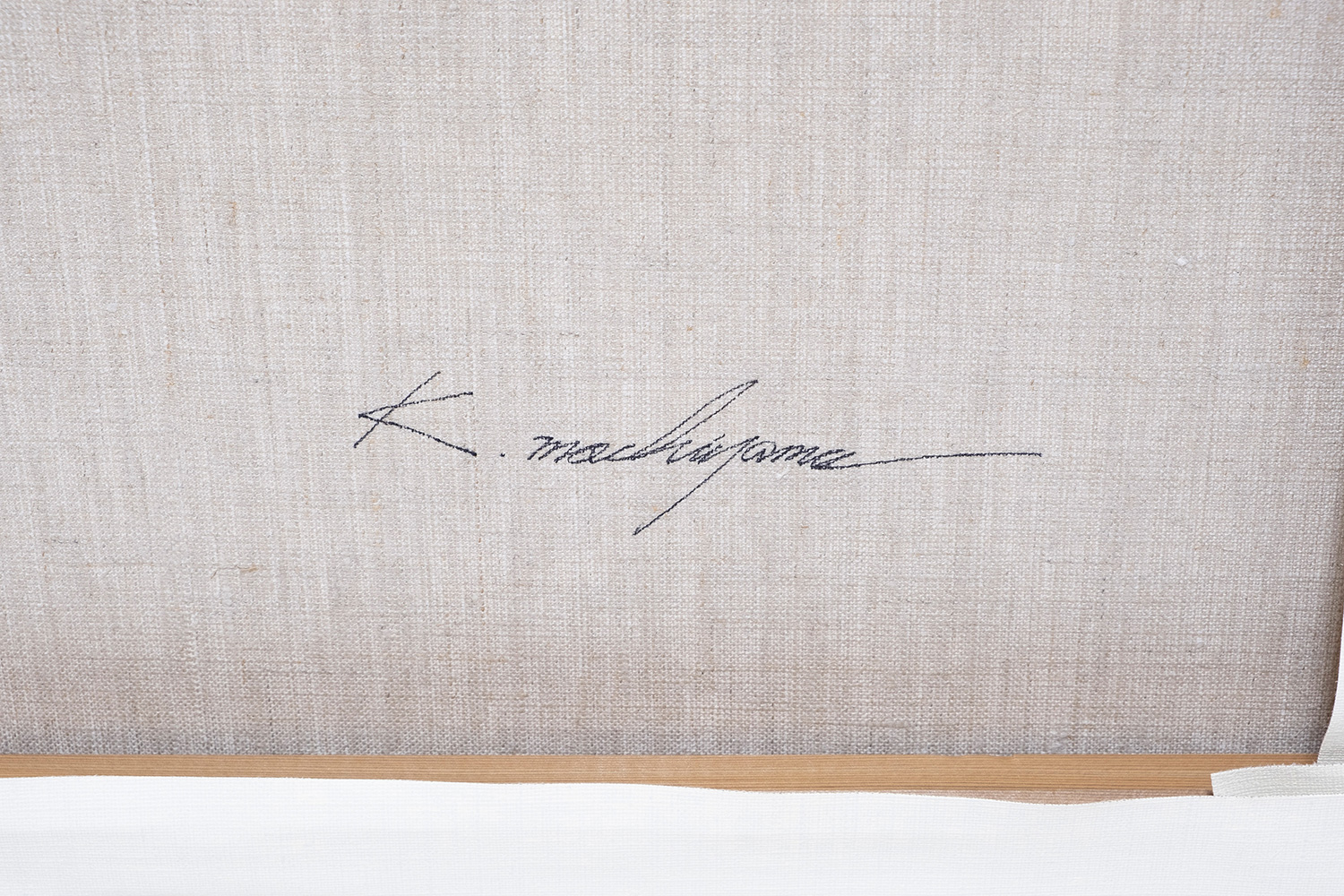 アートワーク背面サイン