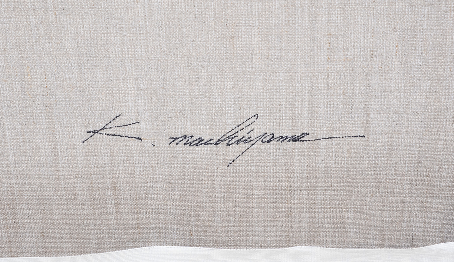 アートワーク背面サイン