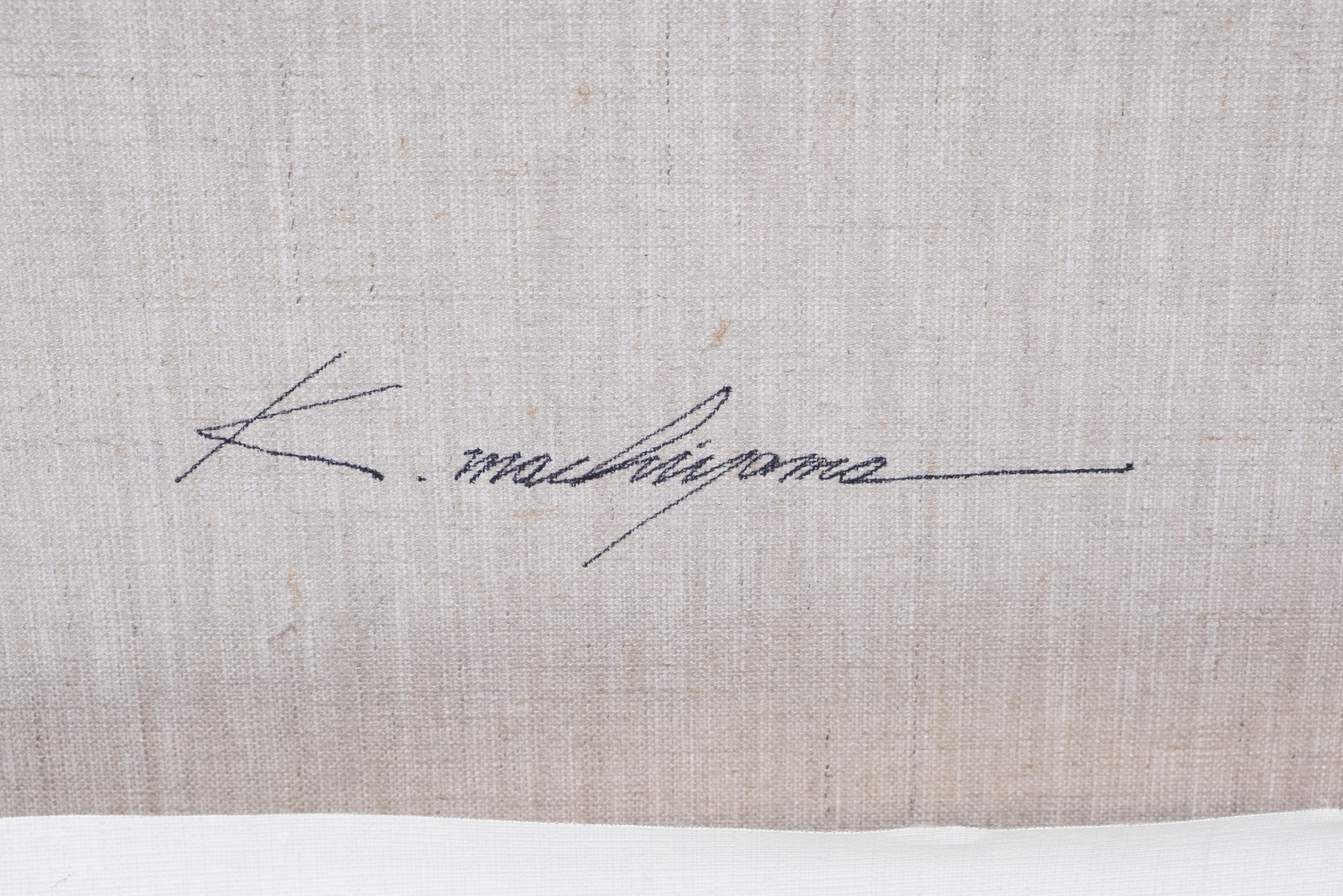 アートワーク背面サイン